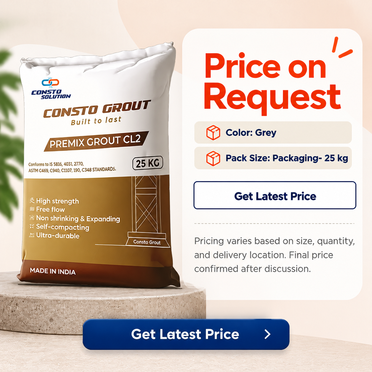 Consto Grout CL2 - pack image 1